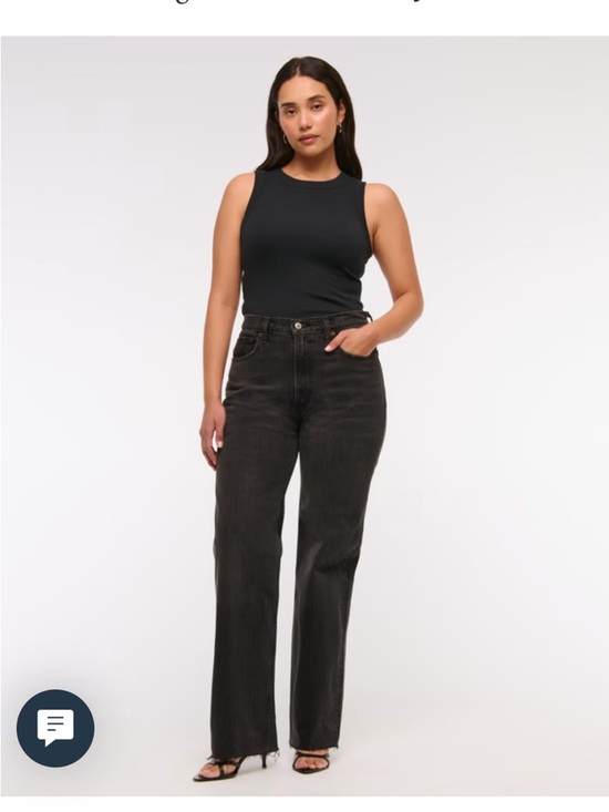 Abercrombie & Fitch Denim - Abercrombie & Fitch 90s relaxed Jeans high Rise - Black 36/22L